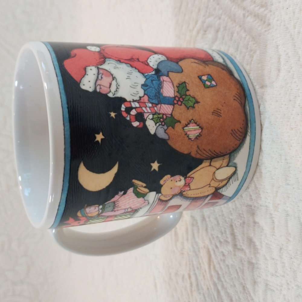 Susan Winget Santa Design Coffee Mug Vintage 1992
